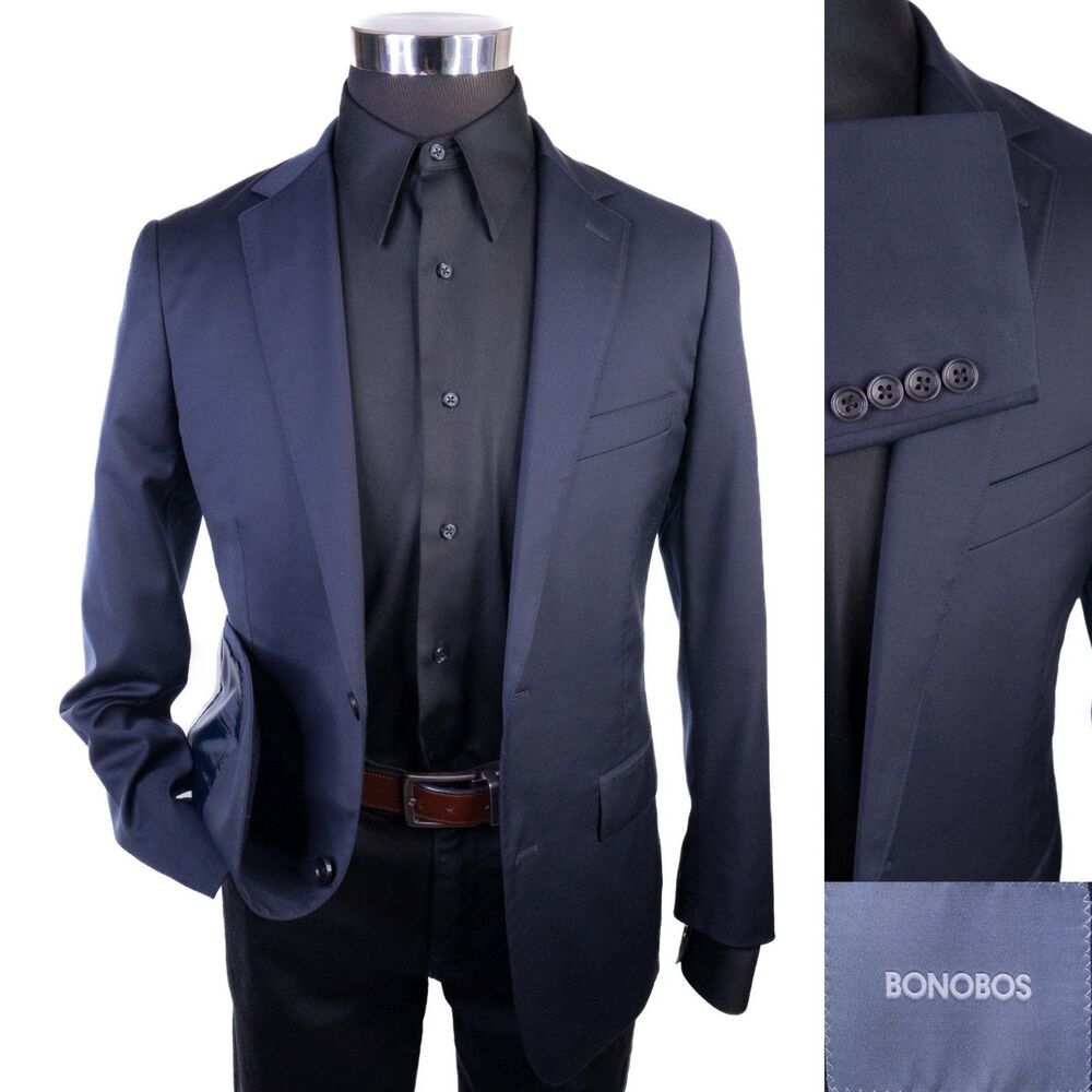 Bonobos Navy Sport Coat Blazer